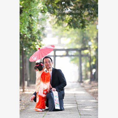 Keiko Yuzawaが出張撮影した「七五三」の家族写真