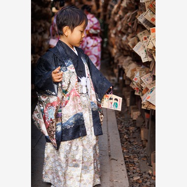 板橋薫平が出張撮影した「氷川神社七五三」の家族写真