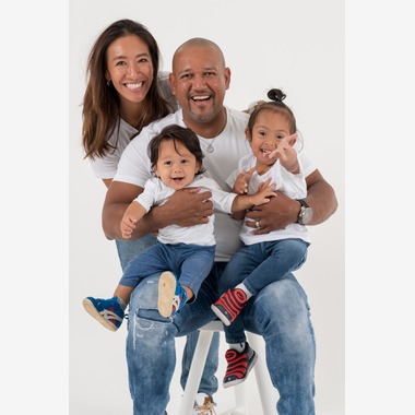 ヨッシ～が出張撮影した「ラミちゃん　家族写真」の家族写真