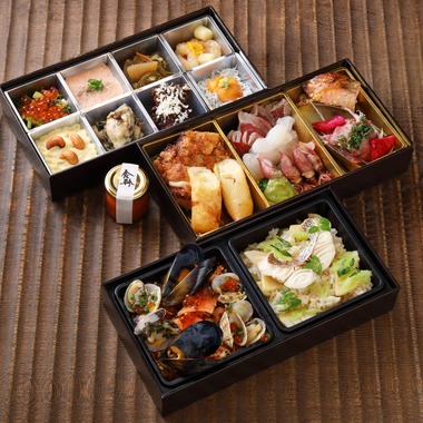 森安　照が撮影した「和食弁当・洋食弁当・中華弁当」の写真