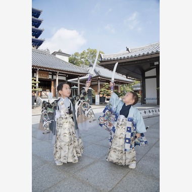 A&Y写真OFFICEが出張撮影した「７５３お祝い写真」の家族写真