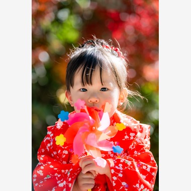 maruが撮影した「お寺で七五三」の写真