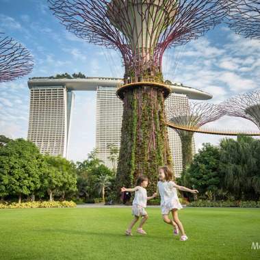 ママラッチが出張撮影した「ガーデンズ・バイ・ザ・ベイ」の家族写真