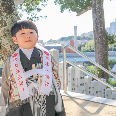 かわもとじゅんいち【Jun3photo】が出張撮影した「七五三」の家族写真