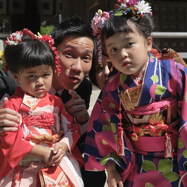 濱田茉里が撮影した「七五三ロケ」の写真