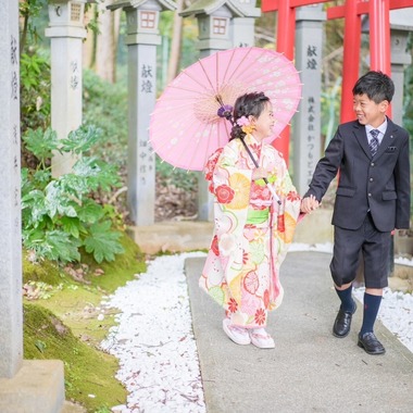 Eveが出張撮影した「七五三」の家族写真