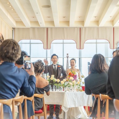 株式会社バックオフィスアクティが撮影した「レストランウェディング」のウェディングフォト