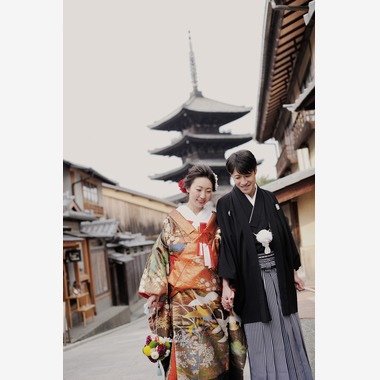 Photo taken by Katakura Photo Office - Kyoto pre-wedding