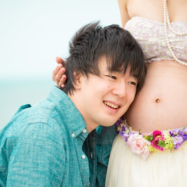 souvenir photoが撮影した「ビーチでのマタニティフォト」の写真