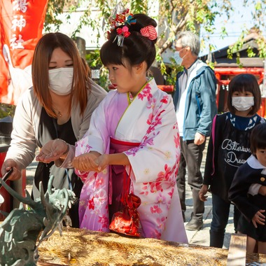 風の彩水の音が撮影した「七五三　鬼滅の刃コスチューム」の写真