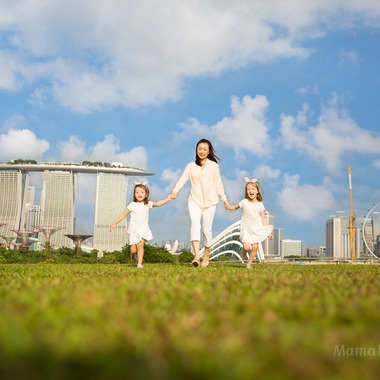 ママラッチが出張撮影した「マリーナ・バラージ」の家族写真