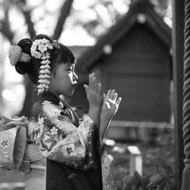 T.Matsumuraが出張撮影した「七五三＠鵠沼伏見稲荷神社」の家族写真