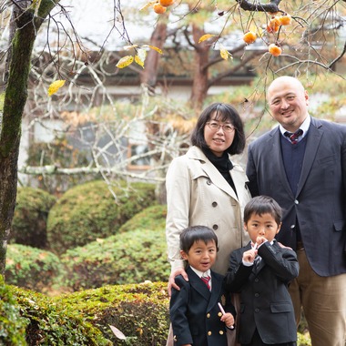 ストロボ　フォトサービスが撮影した「宮城県内ファミリー記念日の出張撮影」の写真
