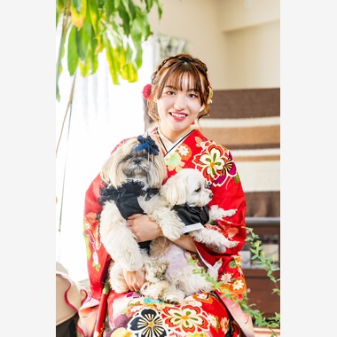 フォトスタジオENOが撮影した「成人式前撮り」の写真