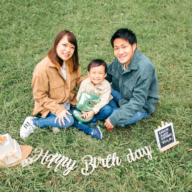 勝俣遥子が出張撮影した「ファミリーフォト」の家族写真