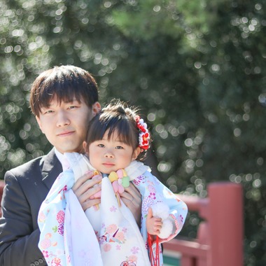 かわもとじゅんいち【Jun3photo】が出張撮影した「七五三」の家族写真