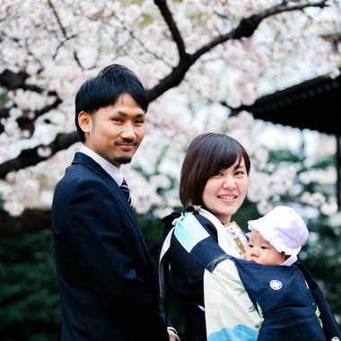 MTワークスが出張撮影した「お宮参り」の家族写真