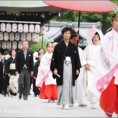 上原フォートスタジオが撮影した「滋賀・京都（神社・式場）」のウェディングフォト