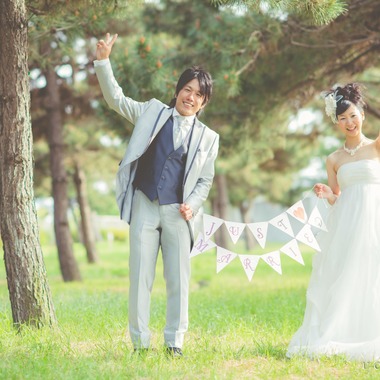 U-CONCENT (香川裕貴)が撮影した「ドレスロケーション前撮り りんくう公園」のウェディングフォト