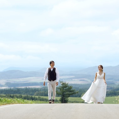 Photo taken by uno e creative act. - Furano/Biei location photo wedding