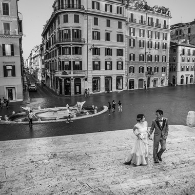 Kyoko Ide Photographyが撮影した「ローマフォトウェディング- トレビの泉、スペイン広場、ポポロ広場、ナボーナ広場、パンテオン」のウェディングフォト