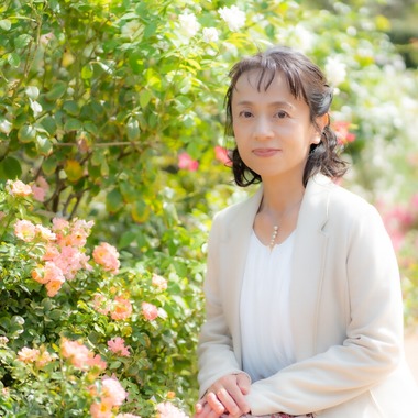 森元こずえが撮影した「女性プロフィールお花編」の写真