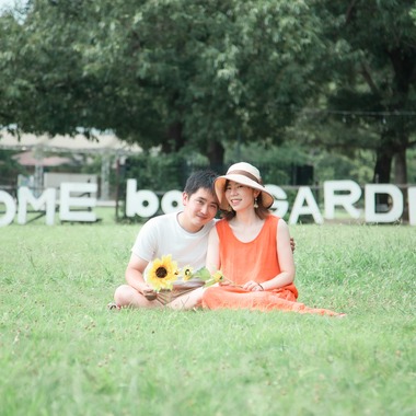 K.しんやが撮影した「長居植物園のひまわり畑」の写真