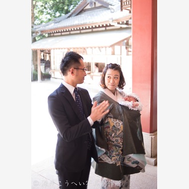 酒井こうへい写真製作所が撮影した「お宮参り・世田谷八幡宮」の写真