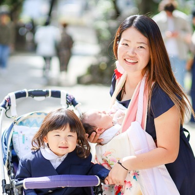 なかがわさとみが撮影した「お宮参りご家族写真撮影」の写真