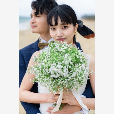 和田海人が撮影した「ロケーション前撮り撮影」のウェディングフォト