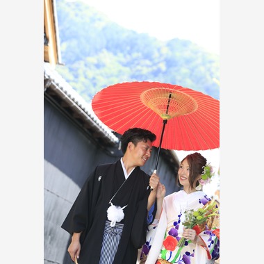 ウェディングMuskatDue (山田隆)が撮影した「岐阜県岐阜市、金華山ふもと」のウェディングフォト