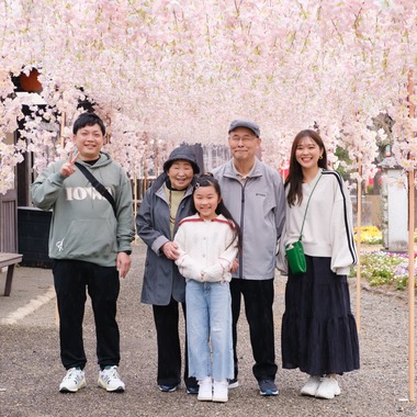 高夏写真店が出張撮影した「家族写真の撮影」の家族写真