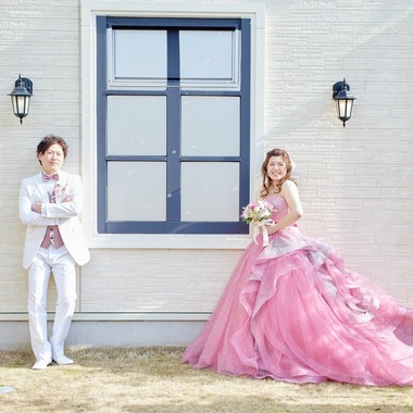 大阪フォトファクトリーが撮影した「ウェディング前撮り」のウェディングフォト