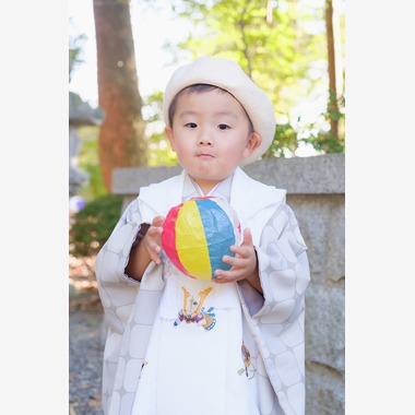 高夏写真店が出張撮影した「七五三の撮影」の家族写真