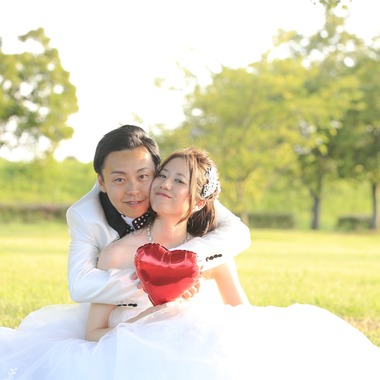 ウェディングMuskatDue (山田隆)が撮影した「岐阜県岐阜市、近くの公園」のウェディングフォト