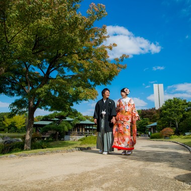 U-CONCENT (香川裕貴)が撮影した「和装ロケーション前撮り_大仙公園」のウェディングフォト