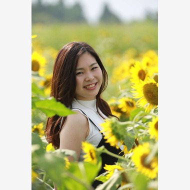 理 S PHOTOが撮影した「鼻高展望ひまわり畑」の写真