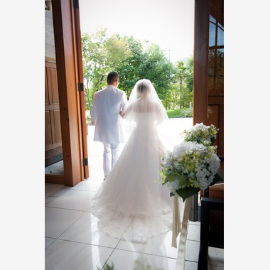 ブライダルフォトＡＩが撮影した「ララシャンスいわき-クローバー-」のウェディングフォト