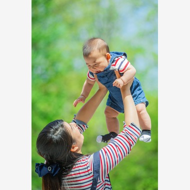原田悠資が撮影した「公園での親子フォト」の写真