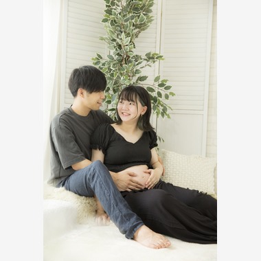 スタジオミルクが撮影した「マタニティフォト」の写真