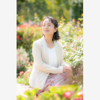 森元こずえが撮影した「女性プロフィールお花編」の写真