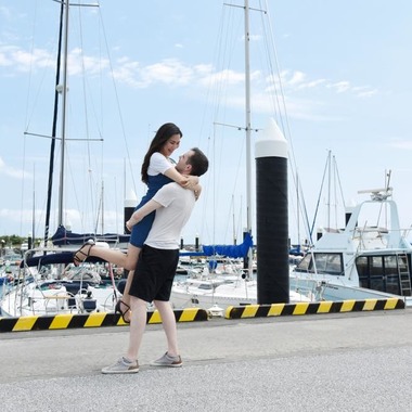 Avenir（山宮 敏明）が撮影した「マリーナでカップルフォト」の写真