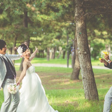 U-CONCENT (香川裕貴)が撮影した「ドレスロケーション前撮り りんくう公園」のウェディングフォト