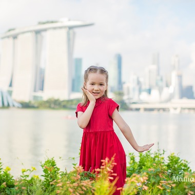 ママラッチが出張撮影した「マリーナ・イースト」の家族写真