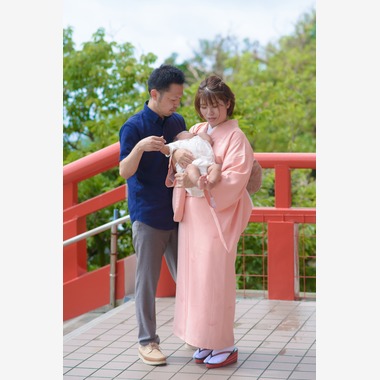 ＥＧＰが撮影した「沖縄お宮参り」の写真