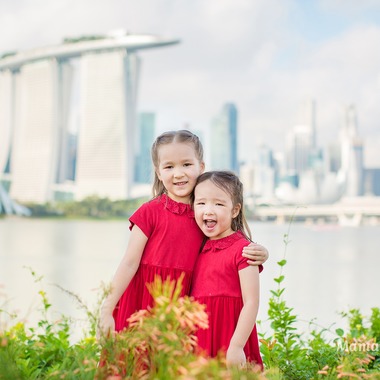 ママラッチが出張撮影した「マリーナ・イースト」の家族写真