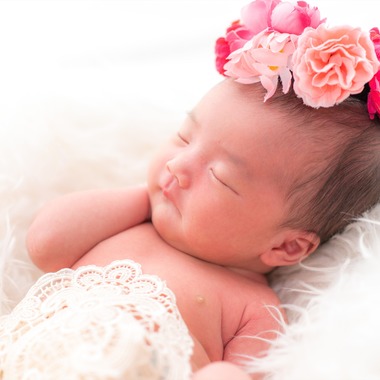 まんまるフォトが出張撮影した「お宮参り・赤ちゃん写真」の家族写真