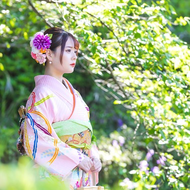 Minminが出張撮影した「成人式」の家族写真