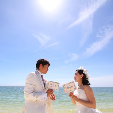 光貴ファンタジスタが撮影した「沖縄フォト」のウェディングフォト