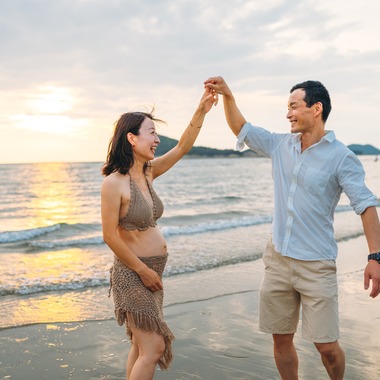 フォトグラファー笹が撮影した「香川県 父母ヶ浜 マタニティ」の写真